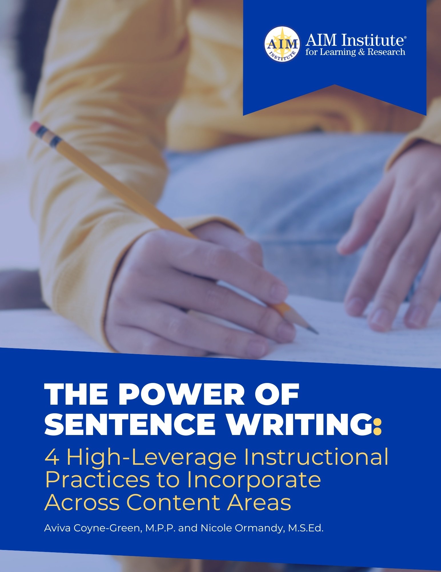 The Power of Sentence Writing_DRAFT